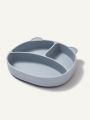 Cozy Cub 1pc Baby Food Plate With Suction Cup - Silicone Integrated
