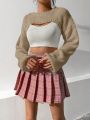 SHEIN Qutie Short Casual Pullover Sweater
