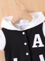 Infant Boys' Casual Color Block Text Print Outfit
