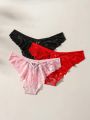 SHEIN Lace Triangle Panties For Women