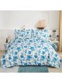 3Pcs Summer Beach Bedspreads Set King Queen Twin Size Lightweight Coastal Ocean Theme Quilts Seashell Conch Coverlet Sets Starfish Seahorse Seaweed Printed Bedding Pillow Shams