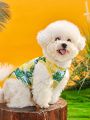 PETSIN Petsin Lemon Printed Pet Vest, Suitable For Both Cats And Dogs