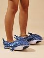 New Shark Slippers Comfortable Slippers Winter Warm Home Furnishing Cartoon Cute Anti-slip Funny
