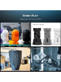 Creality PLA Filament Pro, Hyper PLA High Speed 3D Printer Filament, 1.75mm White Printing Filament, 1kg(2.2lbs)/Spool, Dimensional Accuracy ±0.03mm. Fit Most FDM Printer