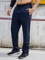 SHEIN Golf Casual Sporty Drawstring Waist Casual Pants For Men