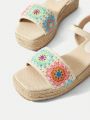 SHEIN VCAY Women's Wedge Heel Platform Sandals