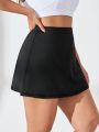 Plus Size Women's Sport Skirt With Pockets