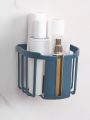 1pc Random Color Punch-free Bathroom Storage Rack, Toilet Paper Holder, Tissue Roll Rack