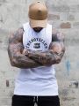 Daily&Casual Men'S Letter Printed Sports Vest