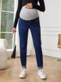 SHEIN Maternity Support Belly High Waist Jeans