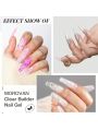 Morovan LED/UV Hard Gels Builder Nail Gel Nails Extension Gel Nail Strengthen UV Gel Nails Art Manicure Set with Nail Forms
