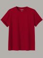 Men's Solid Color Short Sleeve T-Shirt
