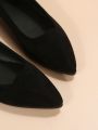 Women's New Spring Autumn Soft Bottom Flat Shoes With Pointed Toe, Fashionable And Comfortable For Work
