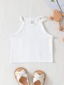 Infant Summer Candy-Colored Vest Top 5pcs T-Shirt Set