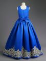 Tween Girl Embroidered A-Line Sleeveless Dress