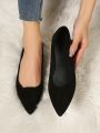 Women's New Spring Autumn Soft Bottom Flat Shoes With Pointed Toe, Fashionable And Comfortable For Work