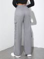 SHEIN Tall Women's Cargo Denim Pants