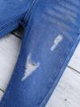 Infant Boys' Stretchy Distressed Denim Jeans