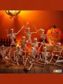JOYIN 10 PCS 16 Inches Halloween Hanging Skeletons Full Body Skeletons Realistic Human Plastic Bones with Posable Joints for Halloween Indoor Outdoor Party Decor, Graveyard Decorations