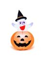 Costway 5 Ft Halloween Blow-up Inflatable Ghost in Pumpkin w/ LED Bulb Yard Decoration