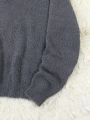Teenagers' Furry Turtleneck Pullover Sweater