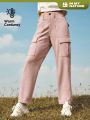 In My Nature Solid Color Women's Outdoor Corduroy Pants With Side Pockets