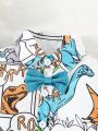 Infant & Toddler Cute Dinosaur Patterned Shirt & Shorts Casual Outfit