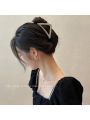 Pearl Claw Clip For Women, Autumn And Winter Hair Bun Decoration, Large Hair Clip/ Shark Clip/ Hair Accessory
