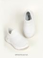 Cozy Cub Baby Shoes Single Color Soft, Lightweight, Breathable, Elastic, Fit Baby Feet, Easy Slip-On, Sports Shoes