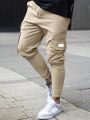 Men's Casual Drawstring Waist Jogger Pants With Pockets