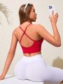 Yoga Basic Seamless High Stretch Sports Bra For Women