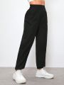 Daily&Casual Loose-Waisted Elastic Ankle Sport Pants