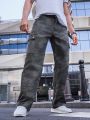 Men's Camouflage Printed Workwear Jeans