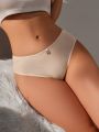 SHEIN 5pcs Triangle Panties With Bow Decoration