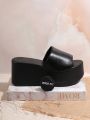 Women's Simple Solid Color Wedge Sandals