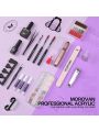Morovan Acrylic Nail Kit with Drill - Professional Nails Kit Acrylic Set with U V Light Everything Supplies Glitter Acrylic Nail Powder Extension Kit Nailss Art Starter Kit DIY at Home