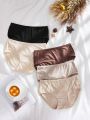 Women's Solid Color Triangle Panties 5pcs/set