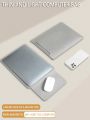 1pc Light Grey Pu Leather Laptop Protection Sleeve Suitable For Apple Macbook Inner Case Protector