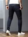 Men'S Plus Size Pocketed Jeans