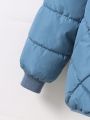 Thick -padded Hooded Winter Padded Jacket For Boys