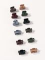 12pcs Hollow Out Hair Claw