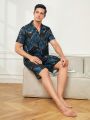 Men'S Floral Print Casual Homewear Set