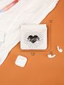 Satuduatiga File Angel Heart Multifunctional Earphone, Data Cable, Small Item Organizer Bag