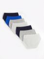 Tween Boy 7pack Solid Ribbed Knit Panty