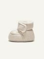 Cozy Cub Winter Thickened Soft Sole Baby Shoes For Infant, Warm Anti-skid Boots For 3-6-12 Months Old Learning To Walk