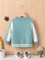 Baby Boys' Letter Pattern Cardigan Sweater