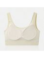 1pc Women's High Elasticity Push Up Bra With Beautiful Back & Seamless Design, Suitable For Sports And Daily Wear