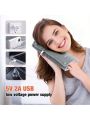 1pc New Graphene USB Smart Constant Hand Heating Pad, Waterless Hand Warmer Bag, Washable Hand Heating Pad  Waist Warmer Pad, Electric Blanket