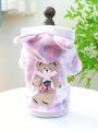 1pc Pet Clothes Soft Cozy Bear Hoodie Jacket For Small & Medium Dogs