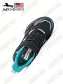 JMFCHI Kids Running Shoes Lightweight Breathable Boys and Girls Athletic Shoes Black and Blue for Little Kids/Toddler